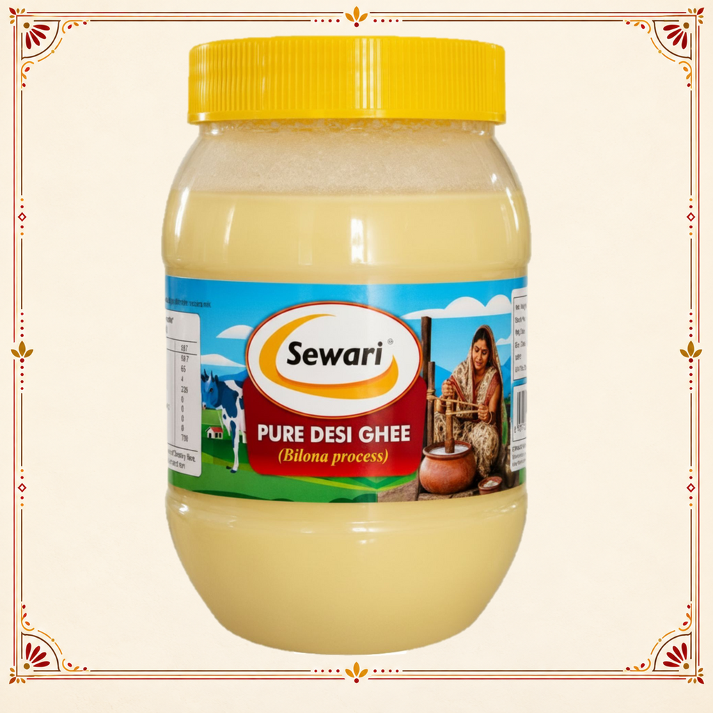 Sewari Pure Desi Ghee Bilona Process. Made the traditional Indian way