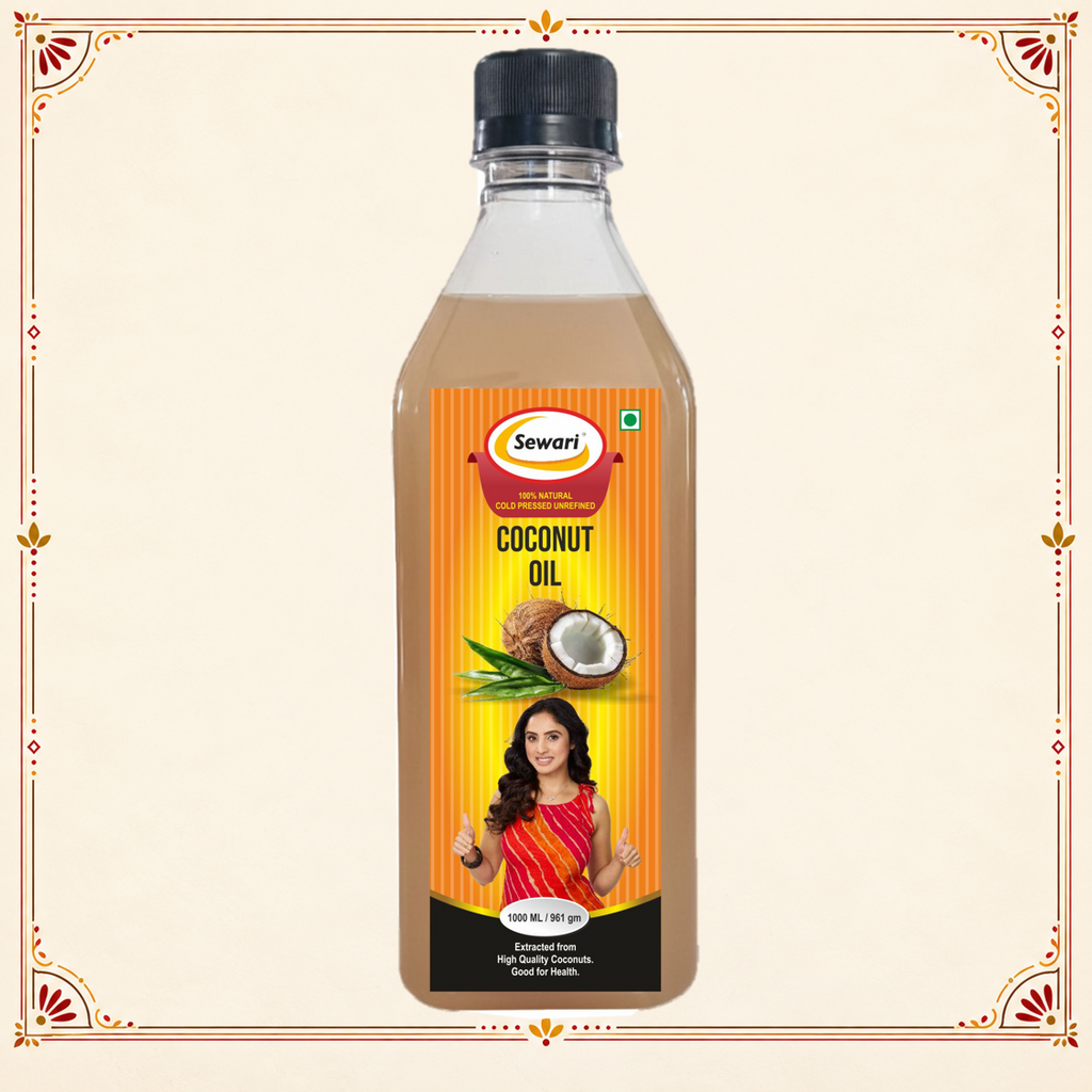 Sewari Cold Pressed Coconut Oil. Made with pure coconuts