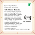 Sewari Tea Masala Gold FSSAI license 